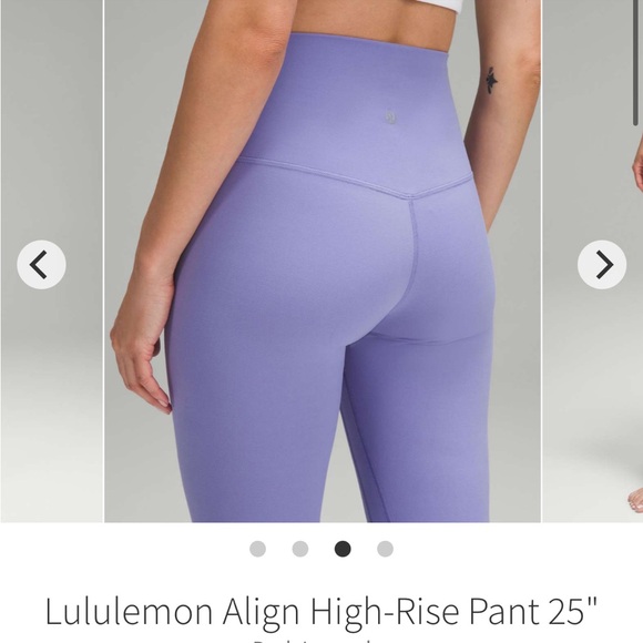 EUC align 25" dark lavender size 4 lululemon - Picture 10 of 12
